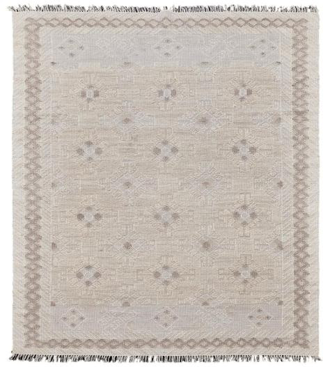 Levně Diamond Carpets koberce Ručně vázaný kusový koberec Anantara DESP P71 White Mix - 80x150 cm