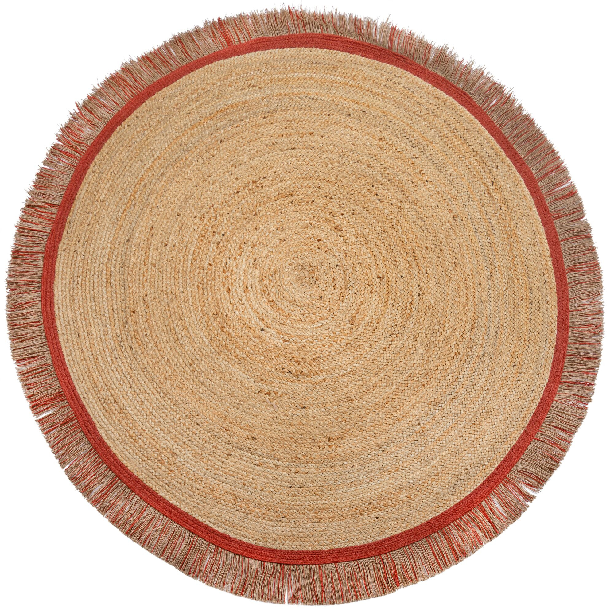 Levně Flair Rugs koberce Kusový koberec Kahana Terracotta kruh - 180x180 (průměr) kruh cm