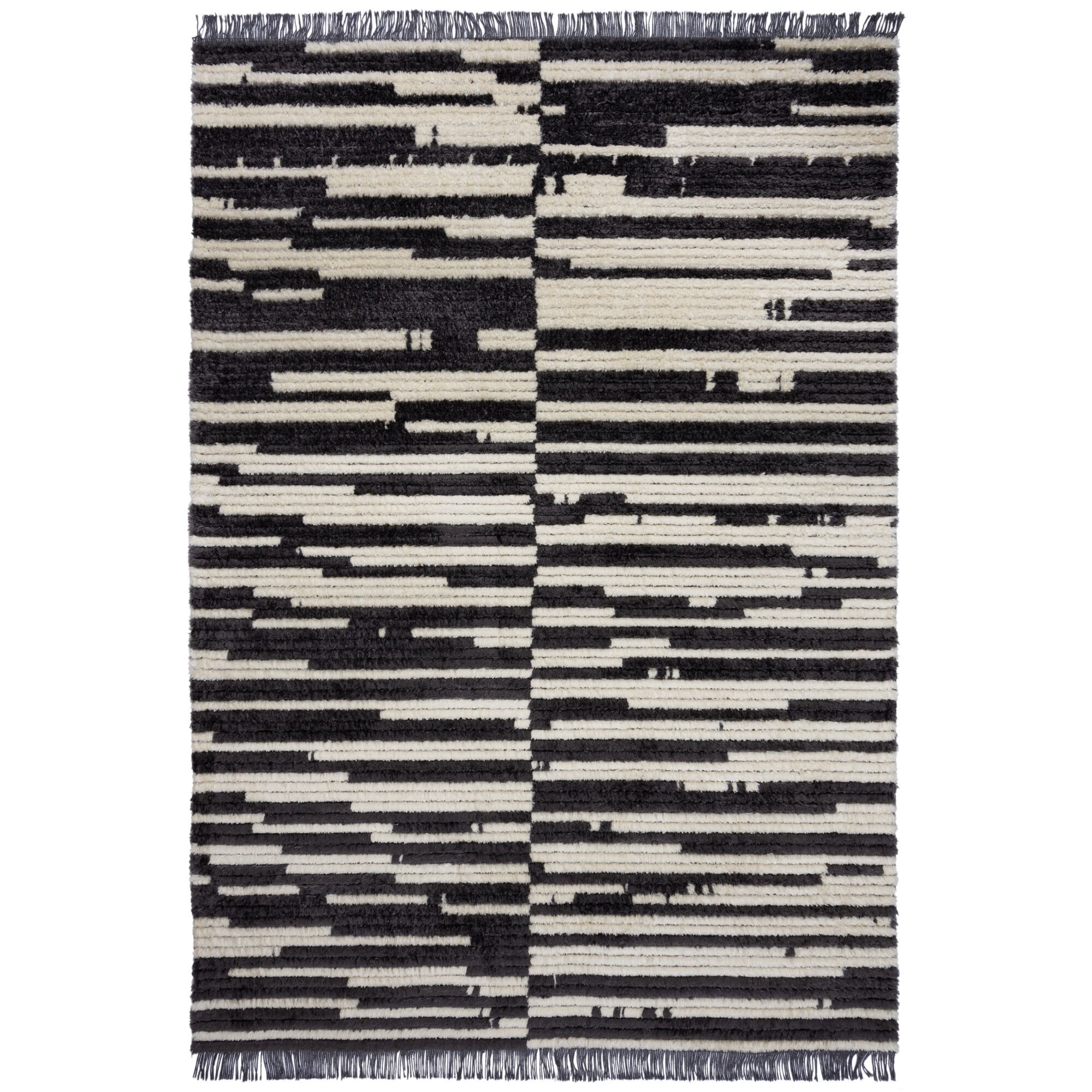 Levně Flair Rugs koberce Kusový koberec Domino Lina Berber Monochrome - 120x170 cm