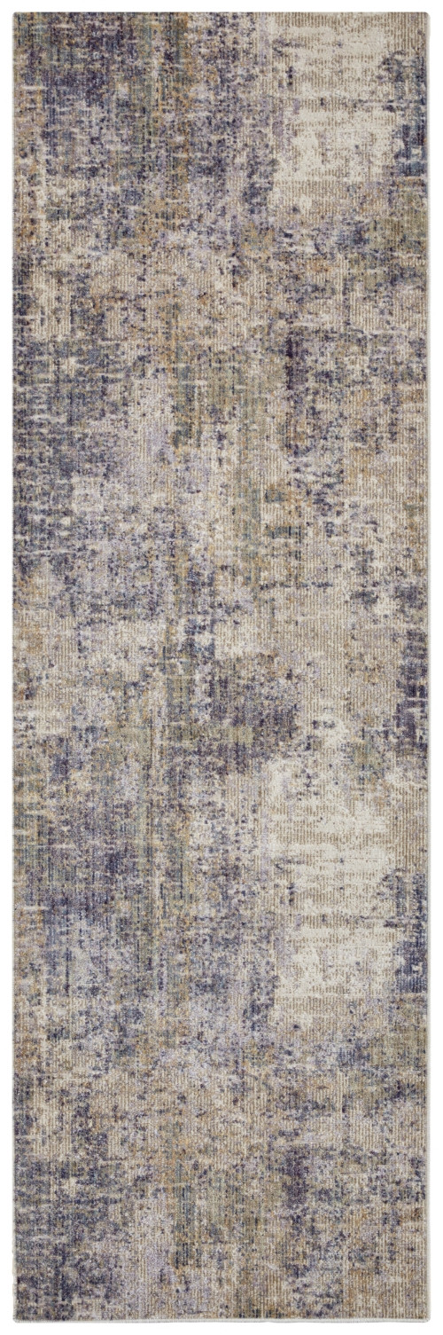 Levně Nouristan - Hanse Home koberce Kusový koberec Cairo 105586 Gizeh Cream Blue – na ven i na doma - 80x200 cm