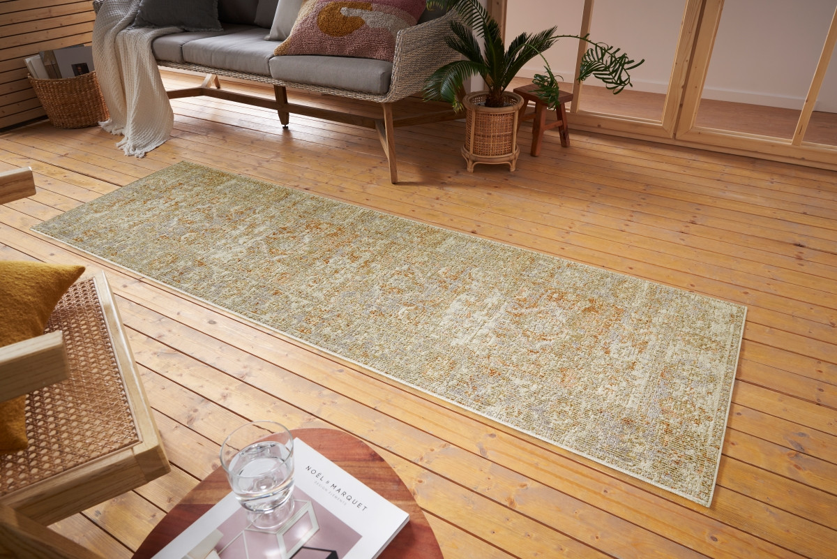 Levně Nouristan - Hanse Home koberce Kusový koberec Cairo 105594 Sues Cream – na ven i na doma - 80x200 cm