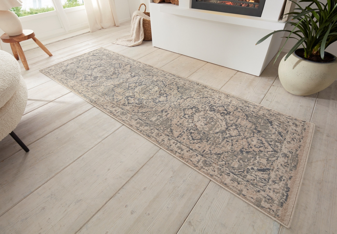Levně Hanse Home Collection koberce Kusový koberec Terrain 105596 Sand Cream Grey - 80x200 cm