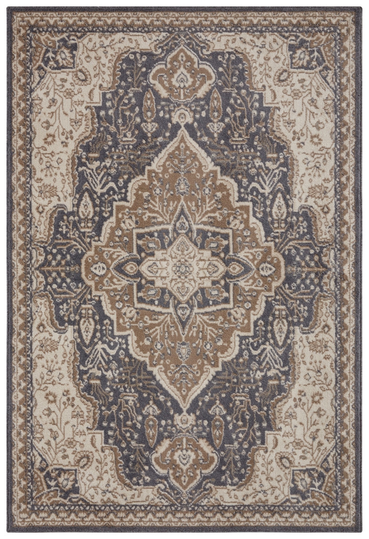 Levně Hanse Home Collection koberce Kusový koberec Terrain 105607 Orken Black Brown - 120x170 cm