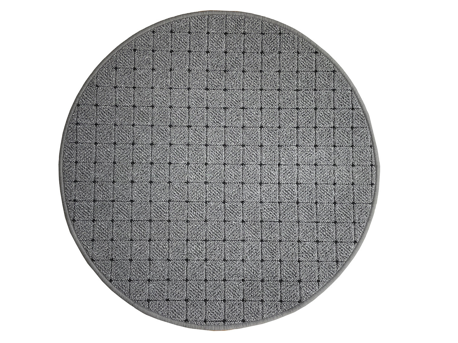 Levně Vopi koberce Kusový koberec Udinese šedý kruh - 57x57 (průměr) kruh cm