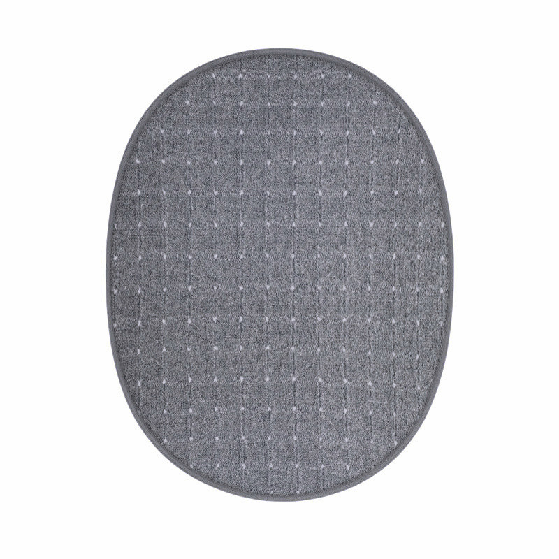 Levně Vopi koberce Kusový koberec Udinese šedý ovál - 50x80 cm