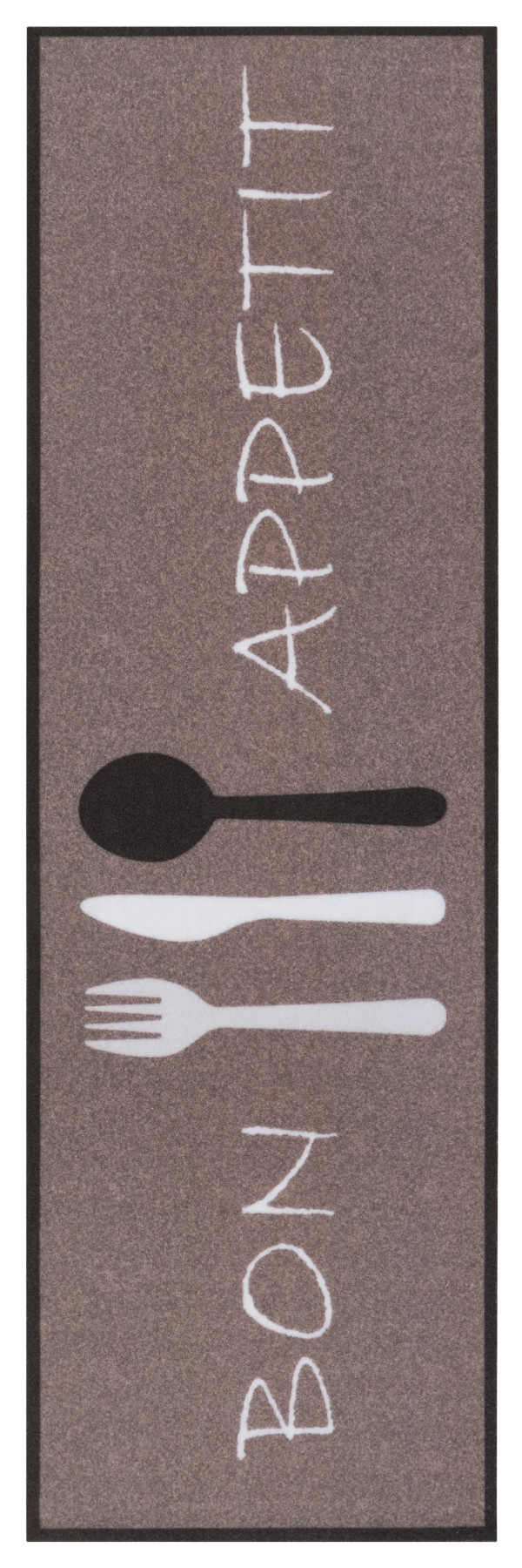 Levně Hanse Home Collection koberce Běhoun Cook & Clean 105724 Brown White - 50x150 cm