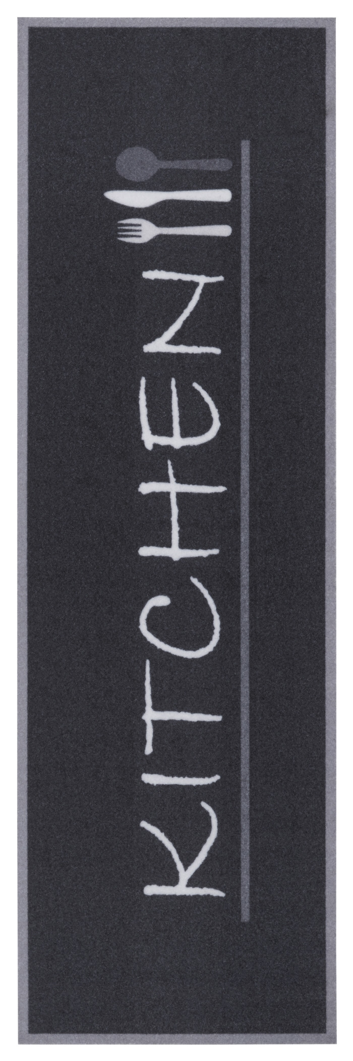 Levně Hanse Home Collection koberce Běhoun Cook & Clean 105725 Black White - 50x150 cm