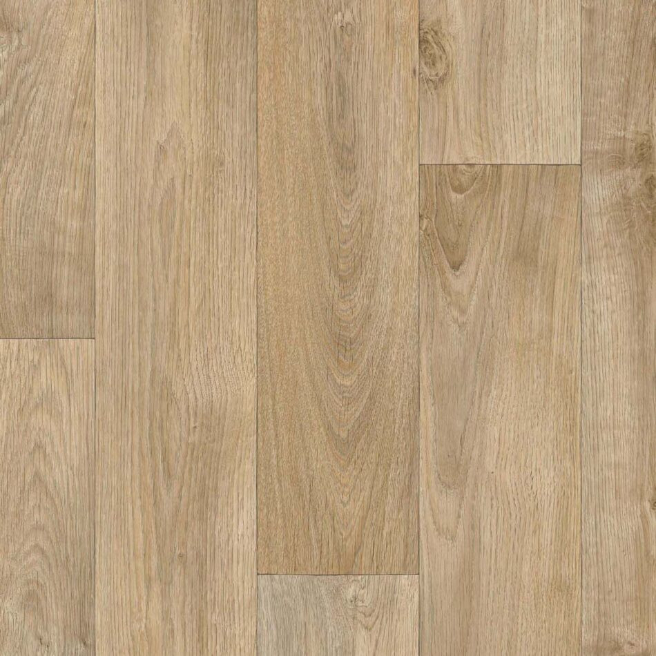 Levně Lentex, PVC podlaha - lino Flexar PUR 631-04, na míru, šíře 2m,4m, hnědá, bez podkladu, kancelář