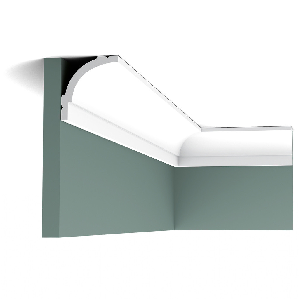 Levně ORAC Decor, ORAC stropní lišta CB525 jednoduchá 2 m, 2000x65x60 mm, bílá