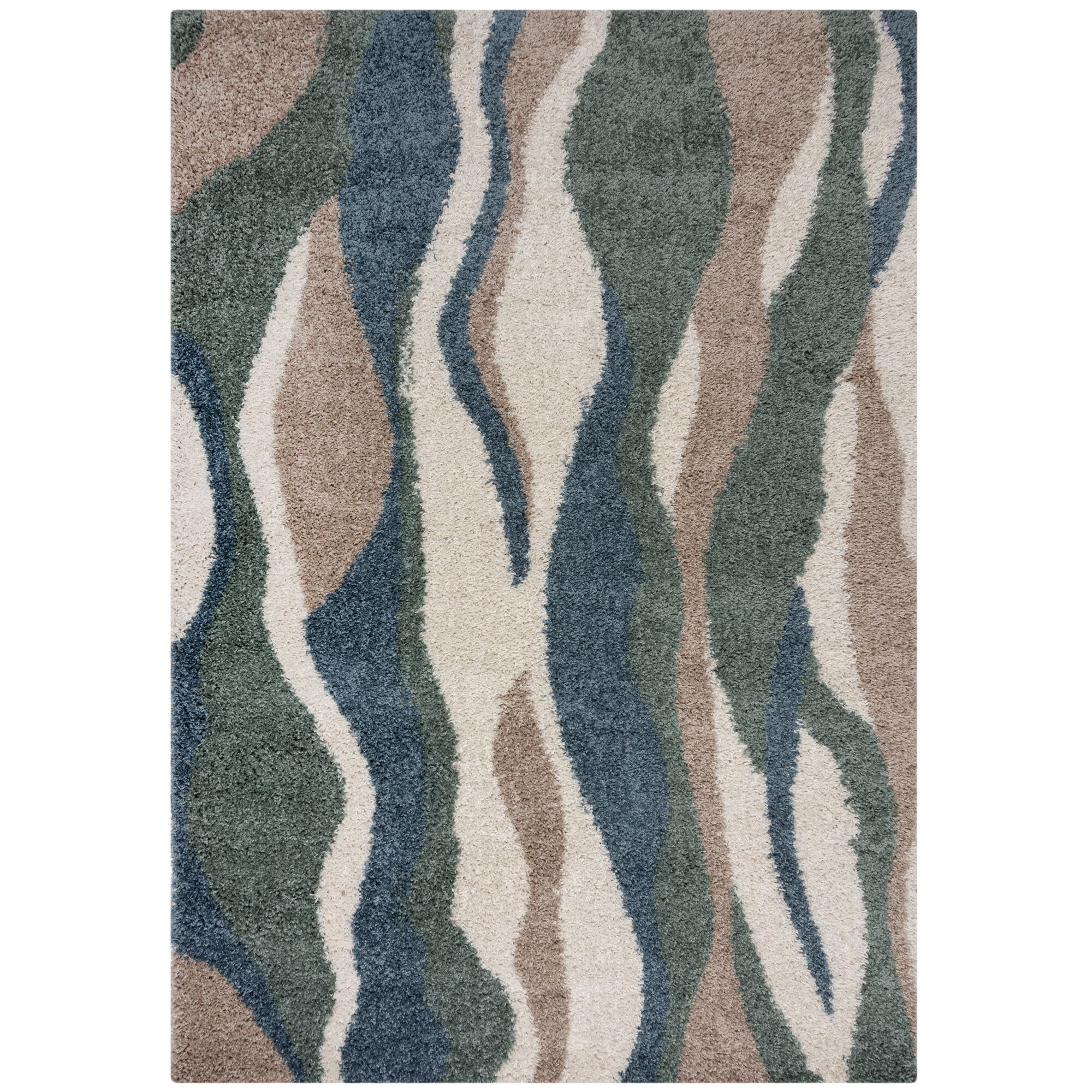 Levně Flair Rugs koberce Kusový koberec Alta Stream Blue/Green - 80x150 cm