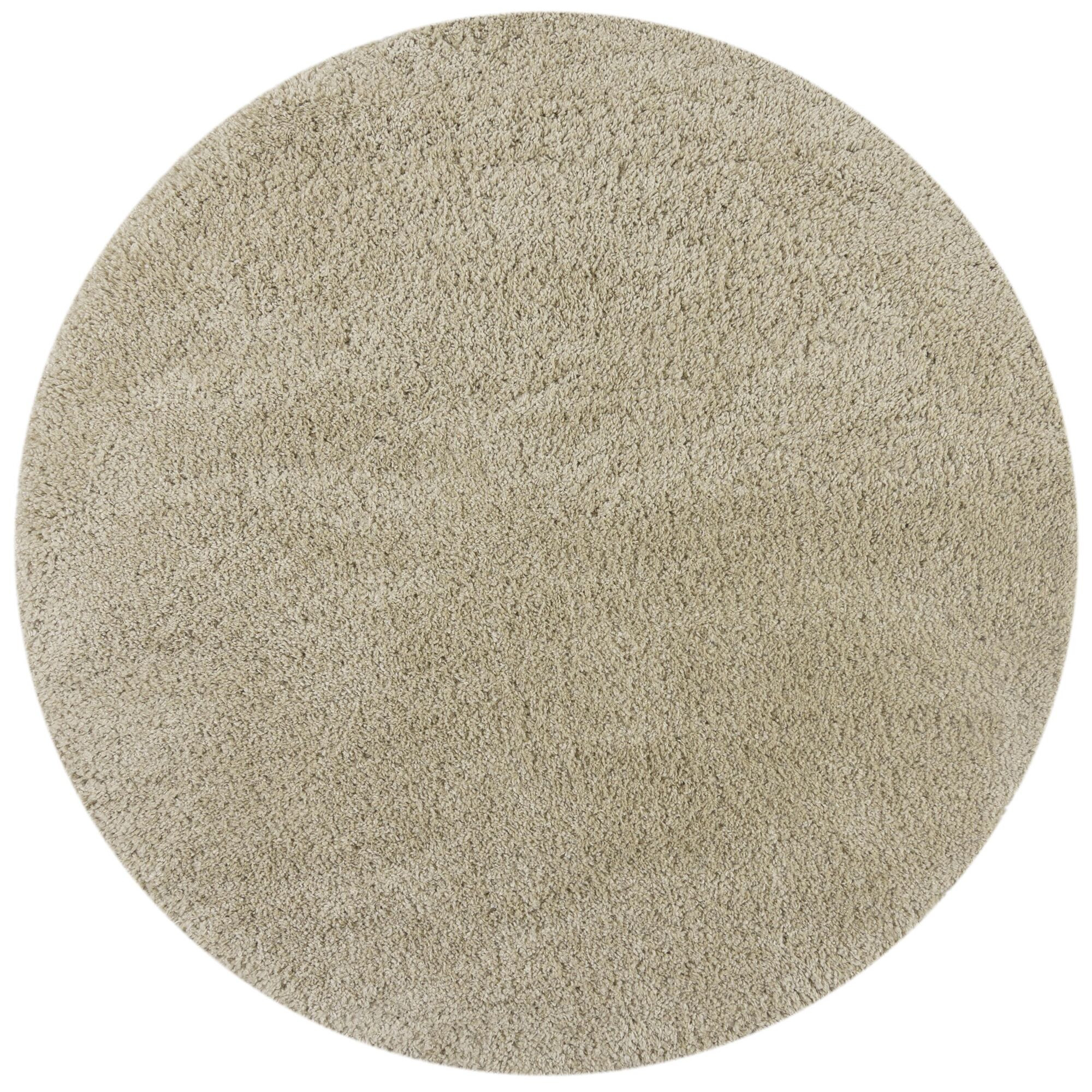 Levně Flair Rugs, Kusový koberec Shaggy Teddy Natural kruh, 133x133 (průměr) kruh, béžová, dětský pokoj