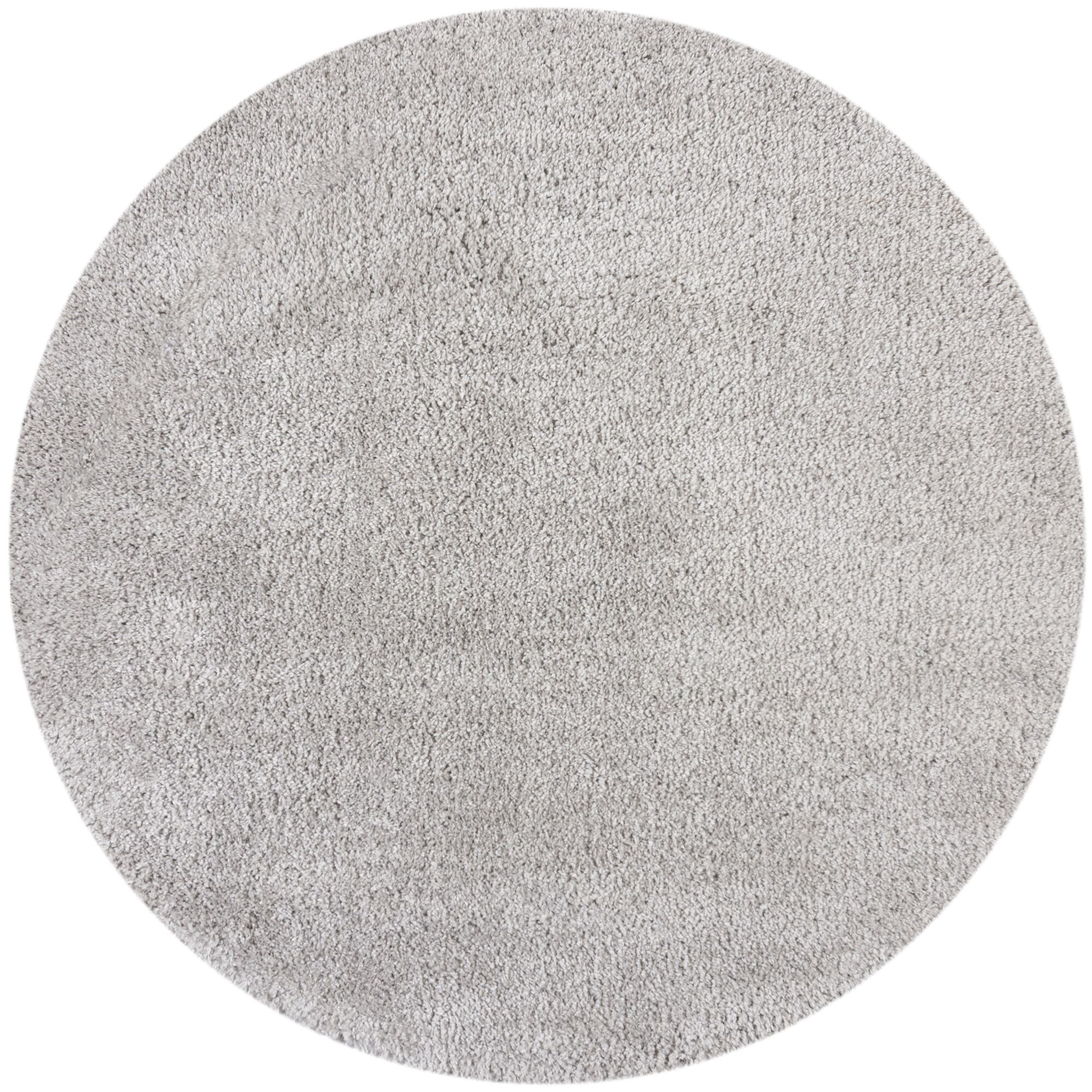 Levně Flair Rugs koberce Kusový koberec Shaggy Teddy Grey kruh - 133x133 (průměr) kruh cm