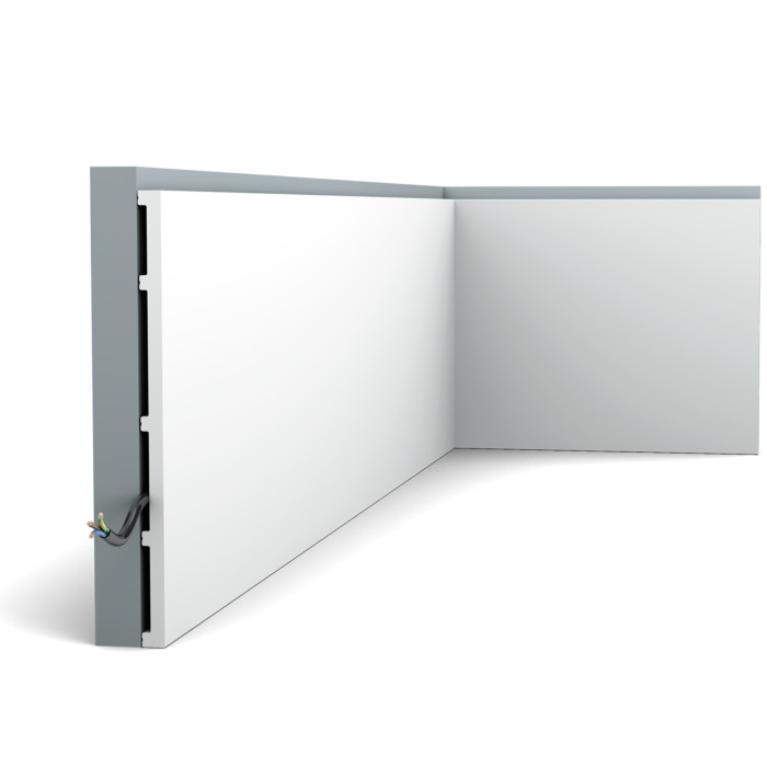 Levně ORAC Decor, ORAC dekorační prvek SX207, 3d panel 200x25x1,3 cm, bílá