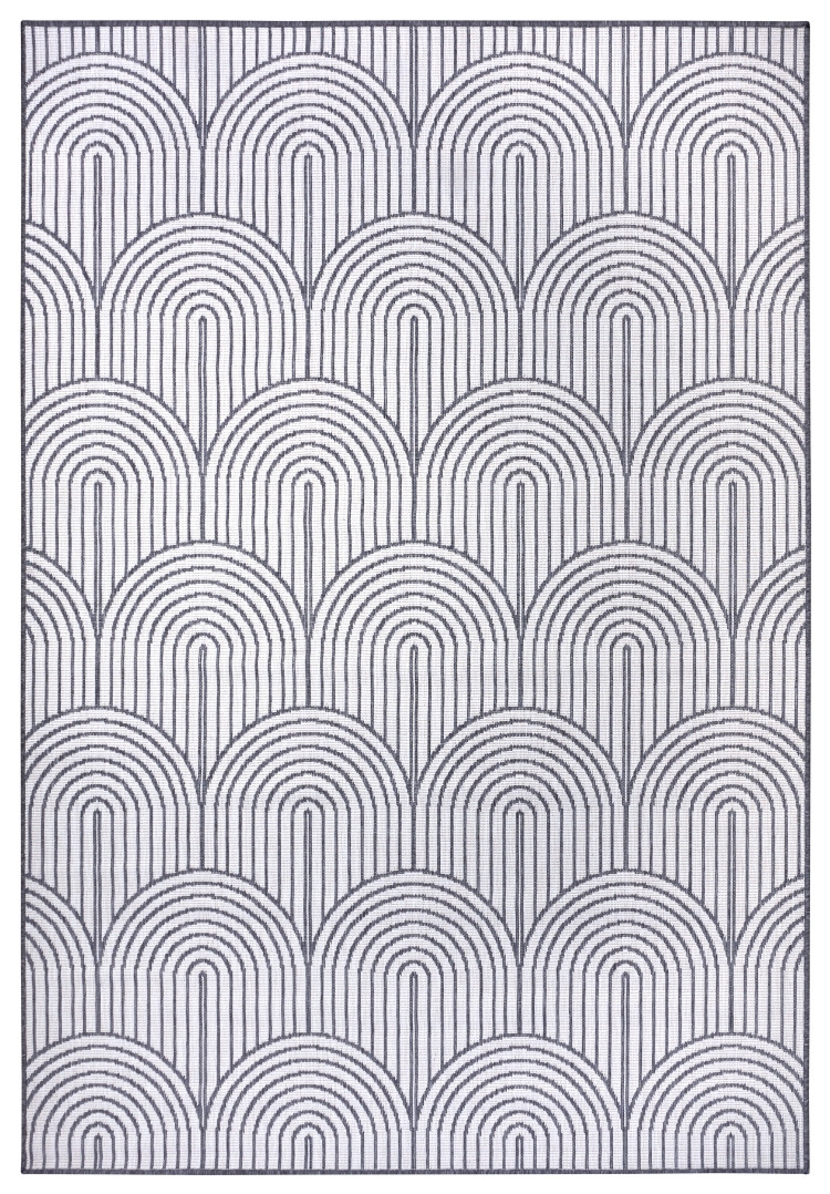 Levně Hanse Home Collection koberce Kusový koberec Pangli 105851 Silver – na ven i na doma - 200x290 cm