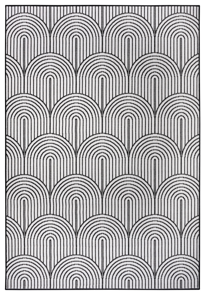 Levně Hanse Home Collection koberce Kusový koberec Pangli 105852 Black – na ven i na doma - 160x230 cm