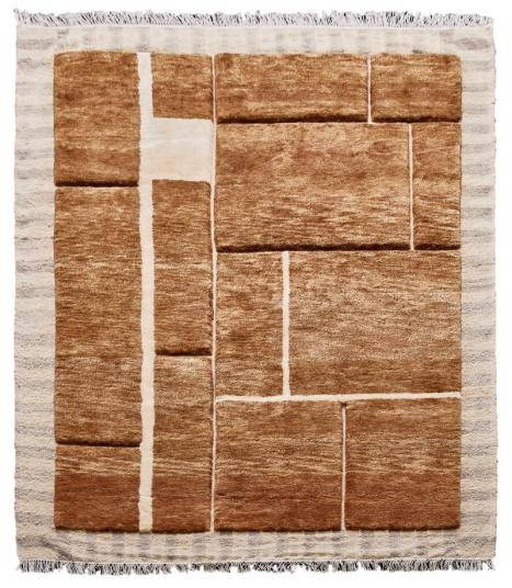 Levně Diamond Carpets koberce Ručně vázaný kusový koberec Filippo DESP P113 Brown Mix - 200x290 cm