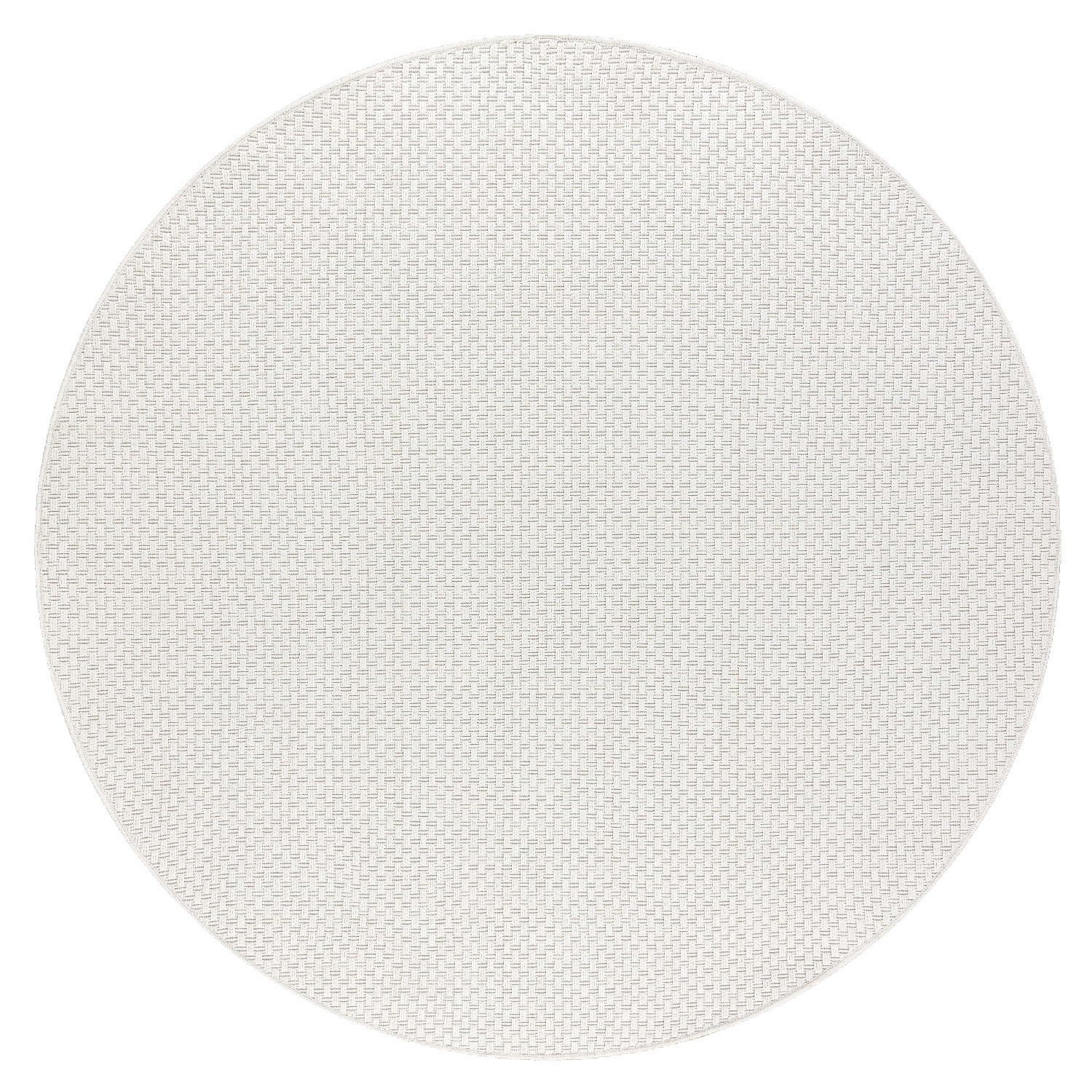 Levně Dywany Łuszczów Kusový koberec Timo 6272 White kruh – na ven i na doma - 200x200 (průměr) kruh cm