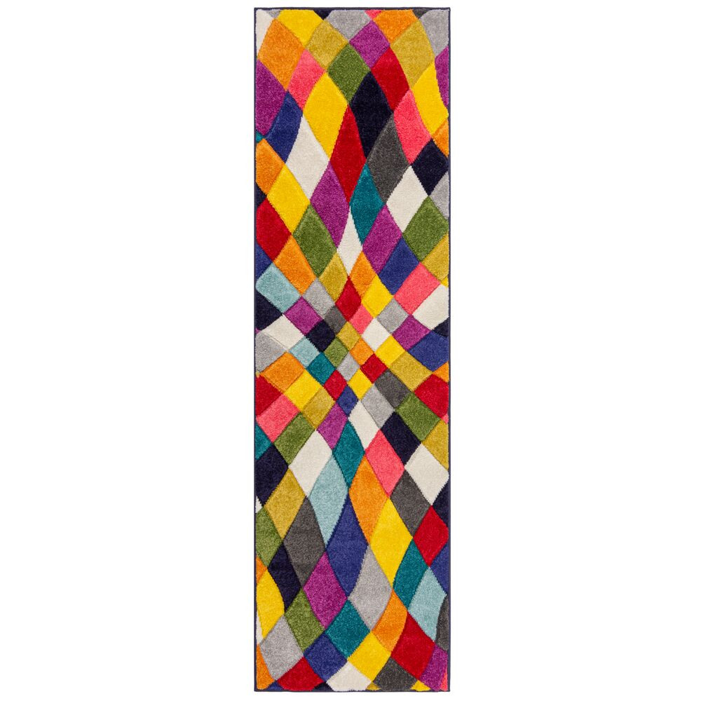 Levně Flair Rugs koberce Běhoun Spectrum Rhumba Multi - 66x230 cm