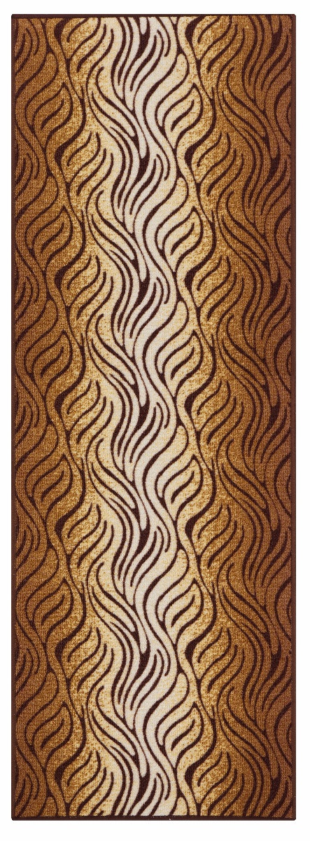 Levně Berfin Dywany Protiskluzový běhoun na míru Zel 1014 Brown - šíře 100 cm