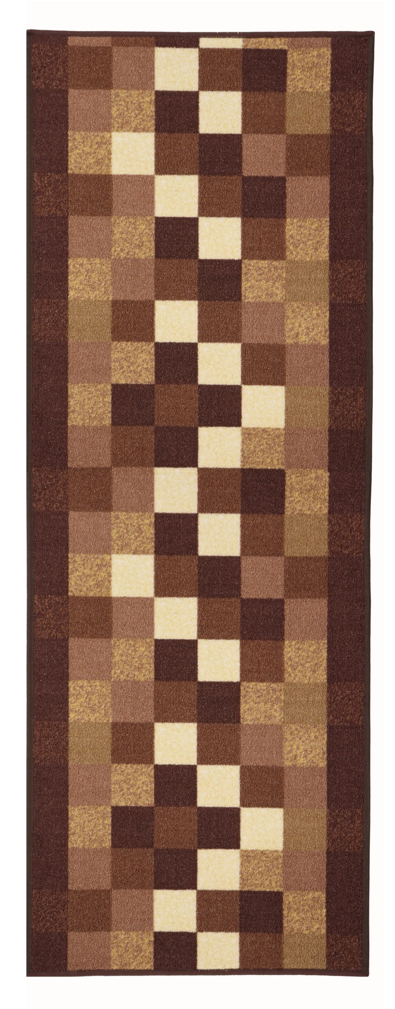 Levně Berfin Dywany Protiskluzový běhoun na míru Zel 1021 Brown - šíře 67 cm