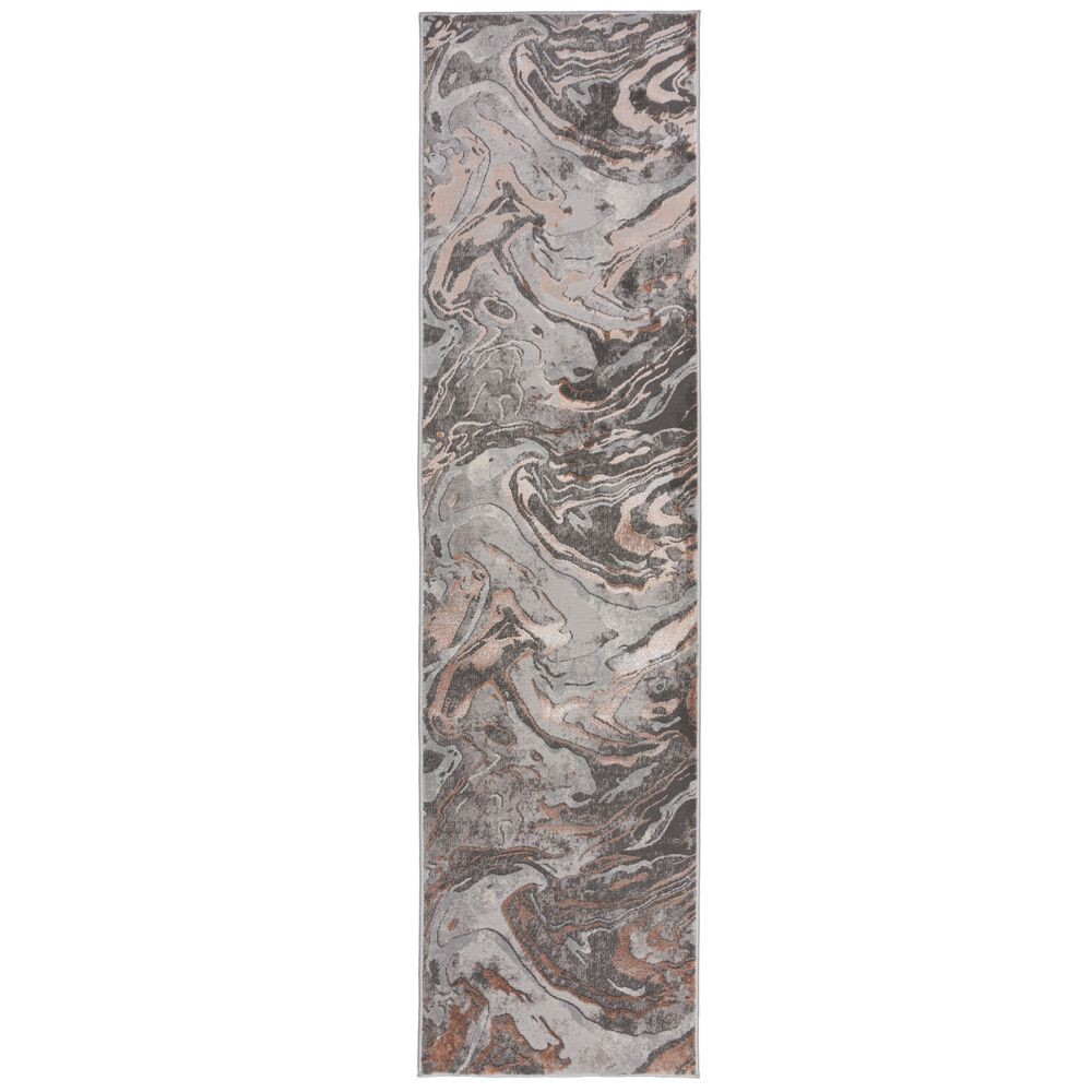 Levně Flair Rugs koberce Běhoun Eris Marbled Blush - 60x230 cm