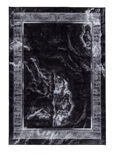 Levně Dywany Łuszczów Kusový koberec Miro 51278.810 Marble black / white - 120x170 cm