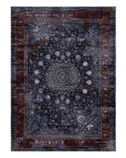 Levně Dywany Łuszczów Kusový koberec Miro 51600.810 Rosette navy blue - 120x170 cm