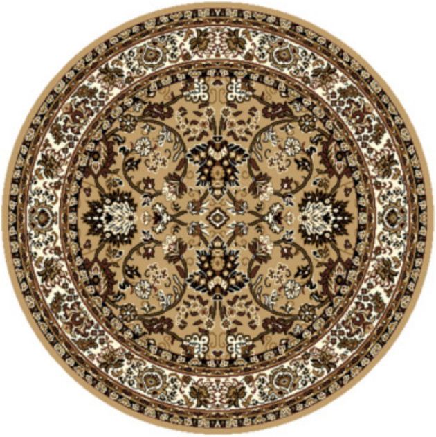 Kusový koberec TEHERAN T-117 beige kruh