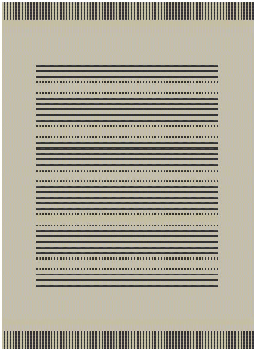 Levně Devos koberce Kusový koberec Floorlux 20001 Silver/Black – na ven i na doma - 120x170 cm