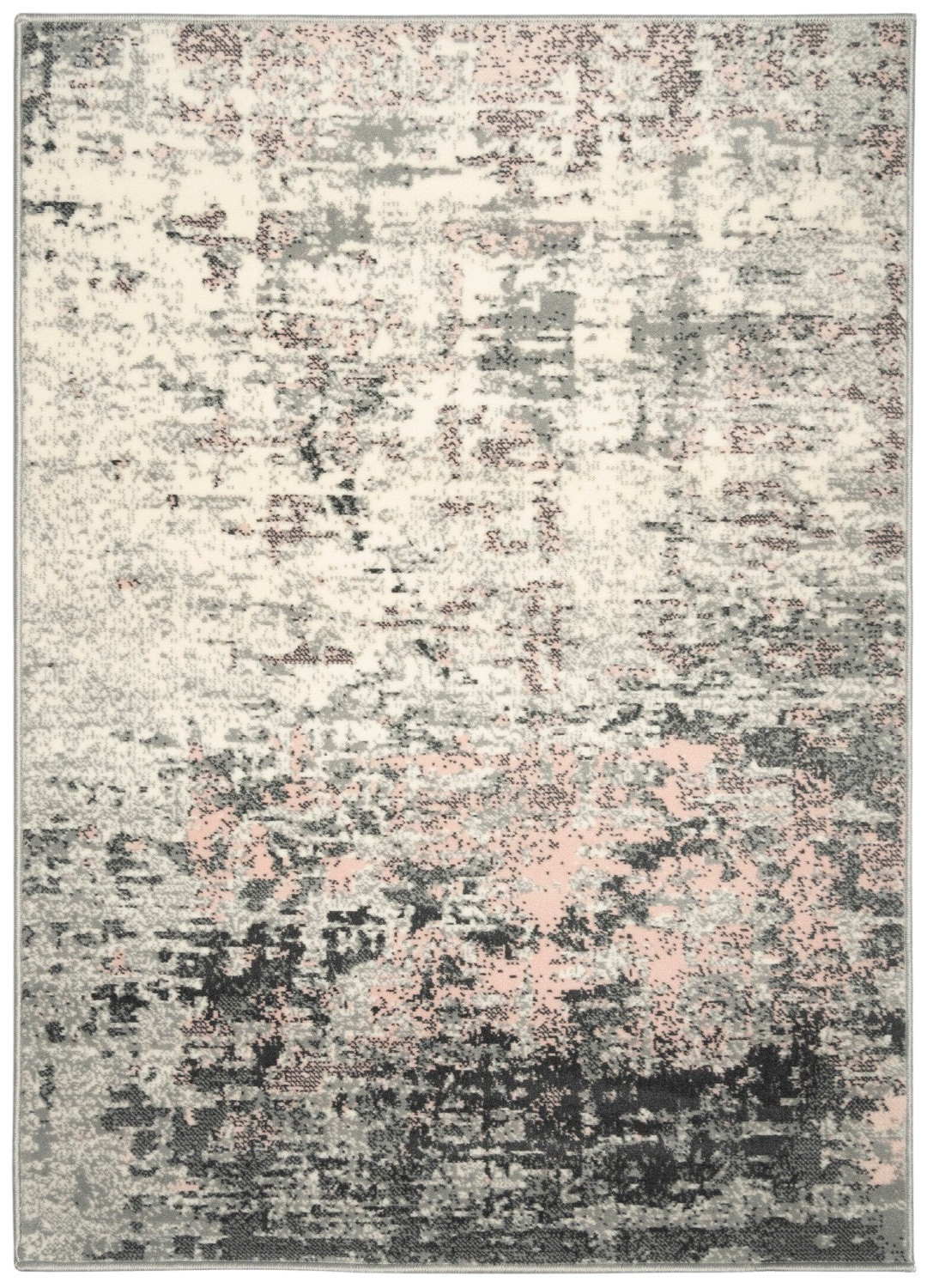 Levně Alfa Carpets Kusový koberec Beton powder pink - 120x170 cm