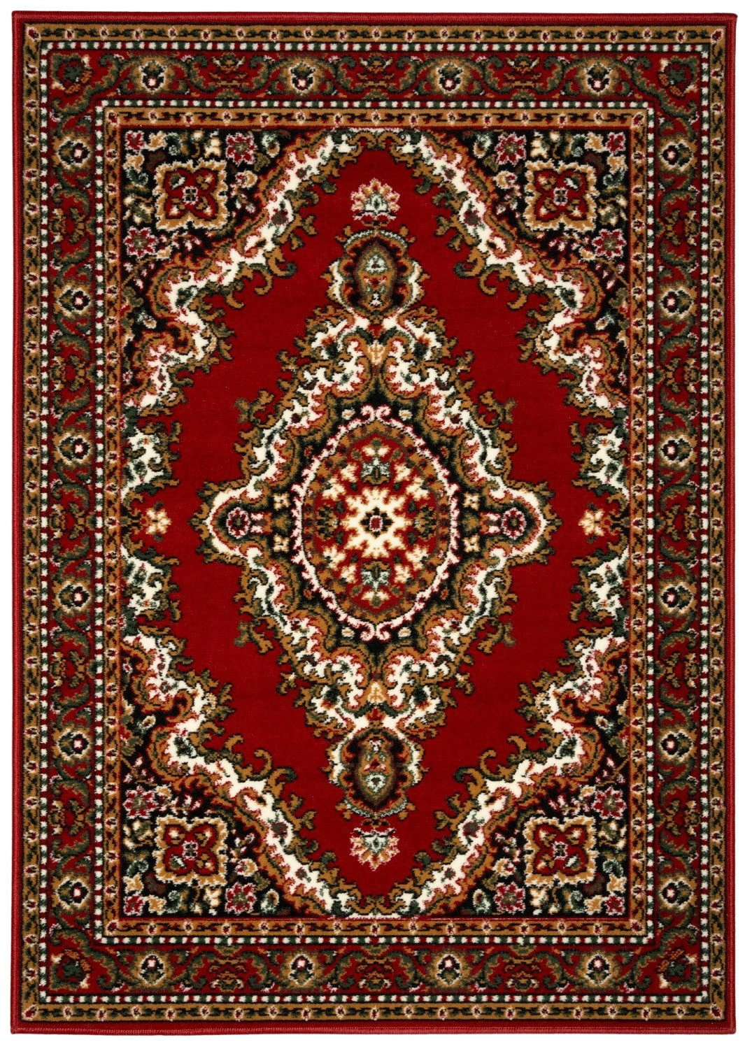 Alfa Carpets  Kusový koberec TEHERAN T-102 red - 80x150 cm