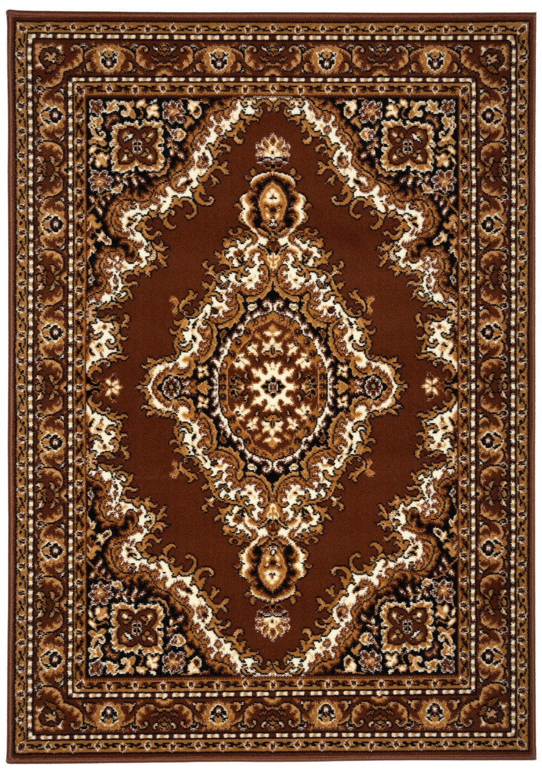 Levně Alfa Carpets Kusový koberec TEHERAN T-102 brown - 190x280 cm