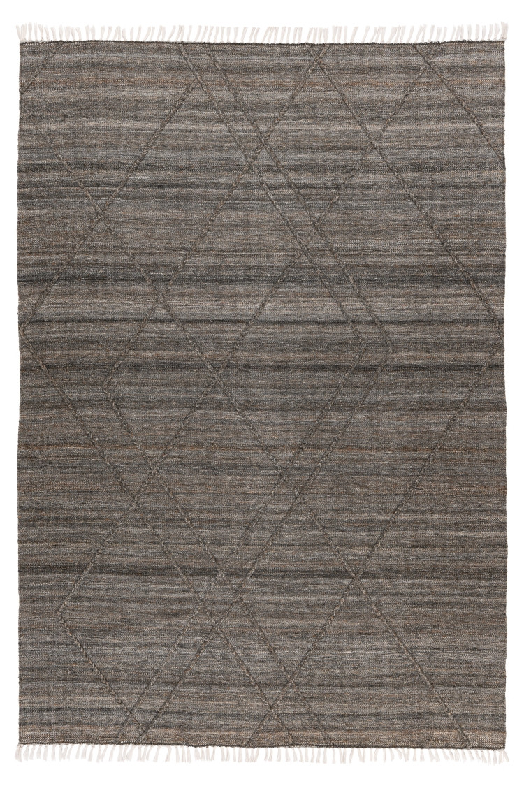 Levně Obsession koberce Ručně tkaný kusový koberec My Dakar 365 anthracite – na ven i na doma - 120x170 cm
