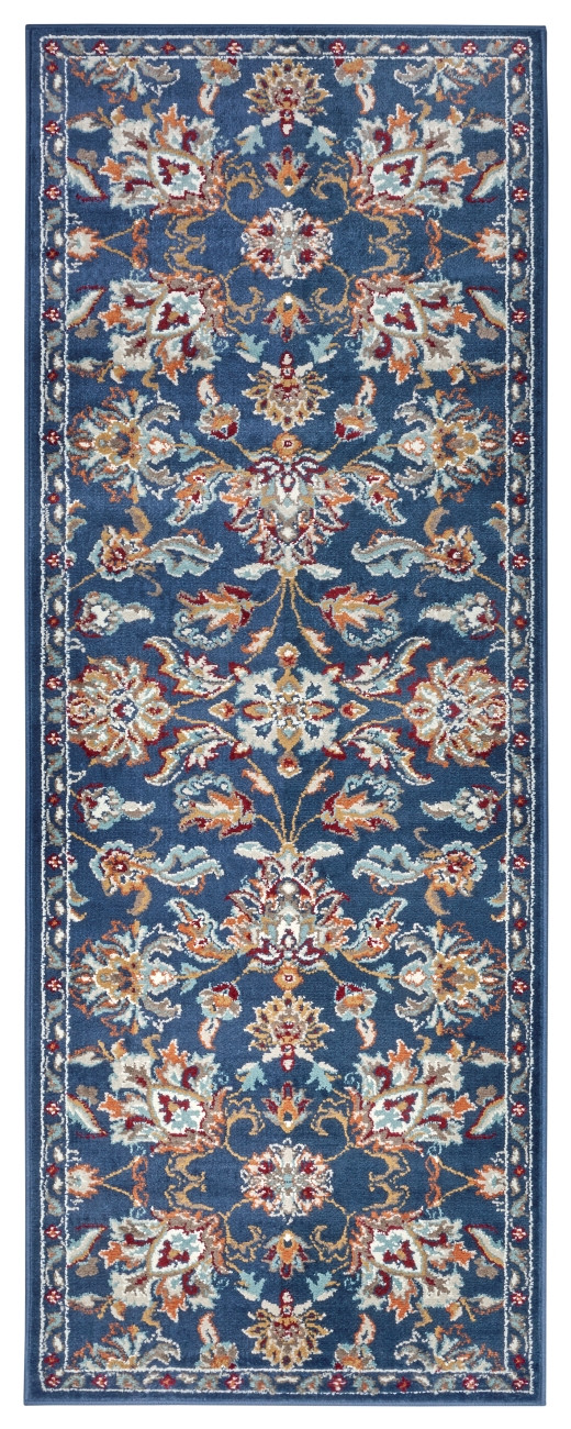 Levně Hanse Home Collection koberce AKCE: 80x240 cm Kusový koberec Luxor 105634 Caracci Blue Multicolor - 80x240 cm