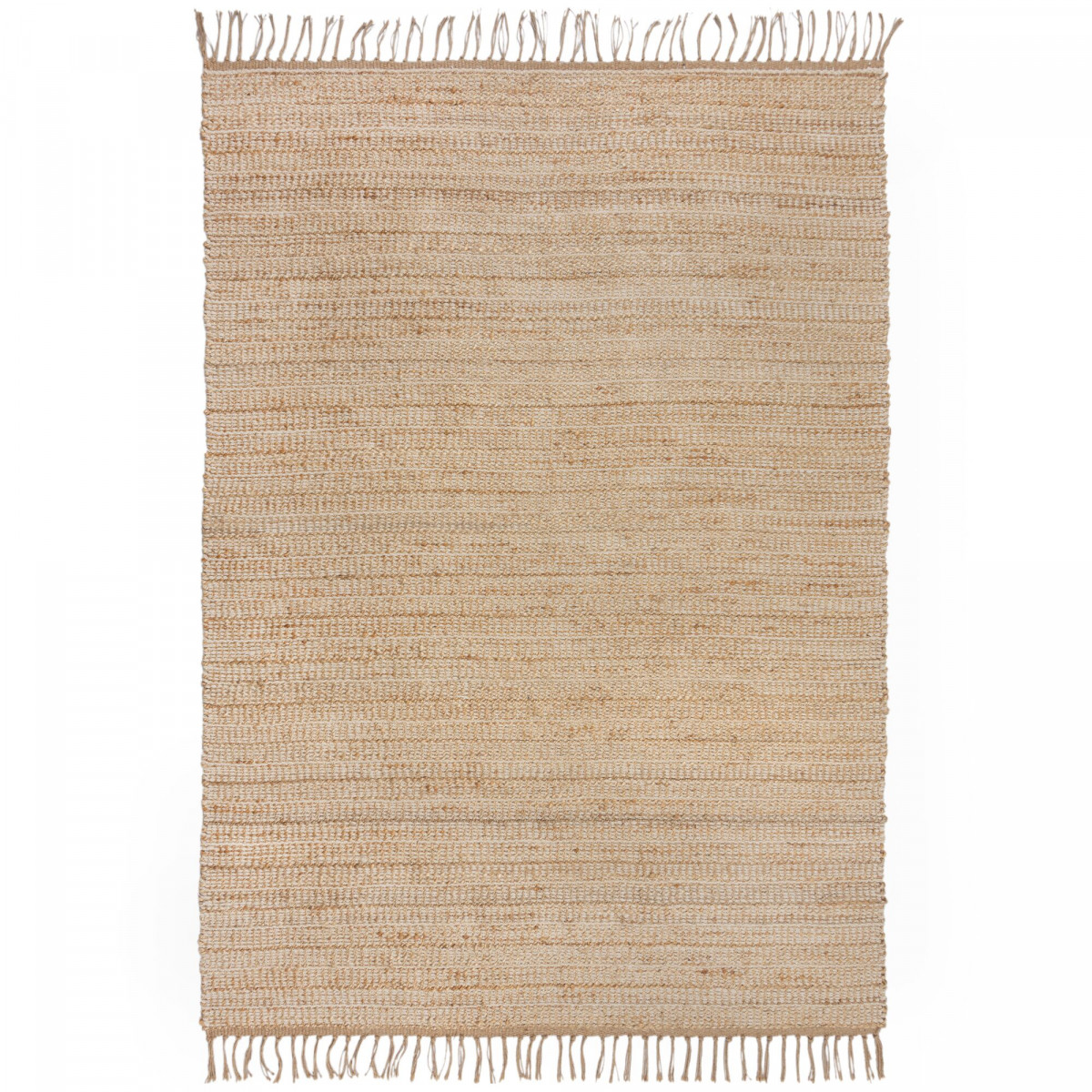 AKCE: 200x290 cm Kusový koberec Levi Chenille Jute Natural