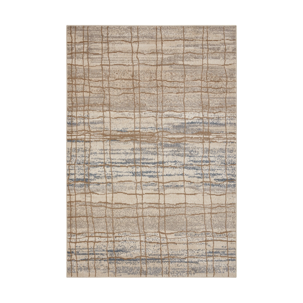 AKCE: 200x280 cm Kusový koberec Terrain 105601 Jord Cream Blue