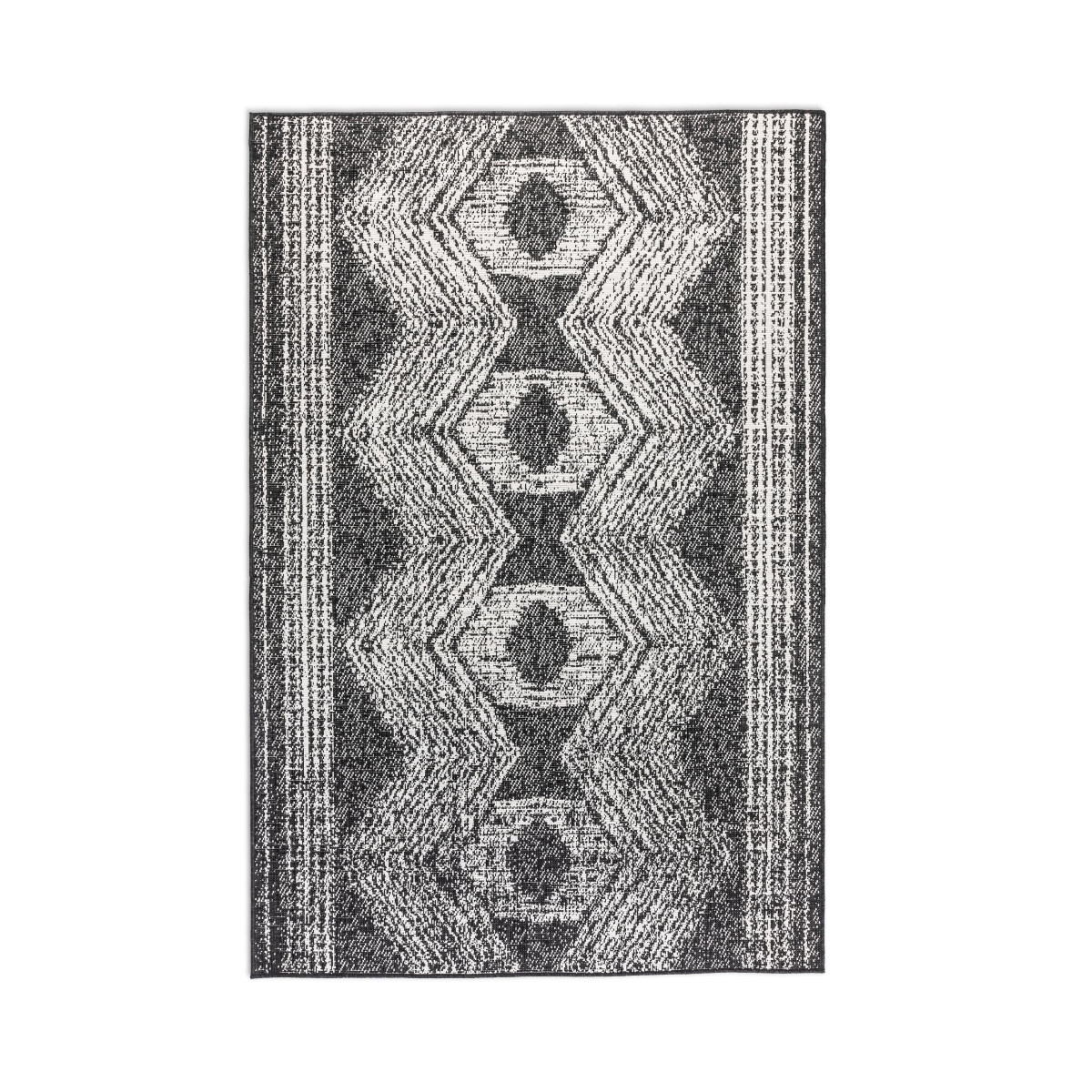Kusový koberec Gemini 106009 Black z kolekce Elle – na ven i na doma