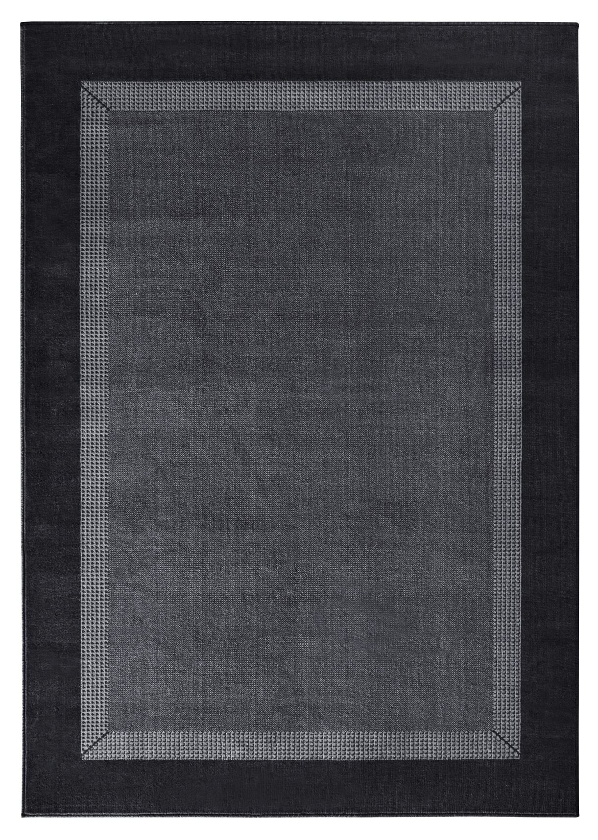Levně Hanse Home Collection koberce AKCE: 160x230 cm Kusový koberec Basic 105486 Black - 160x230 cm