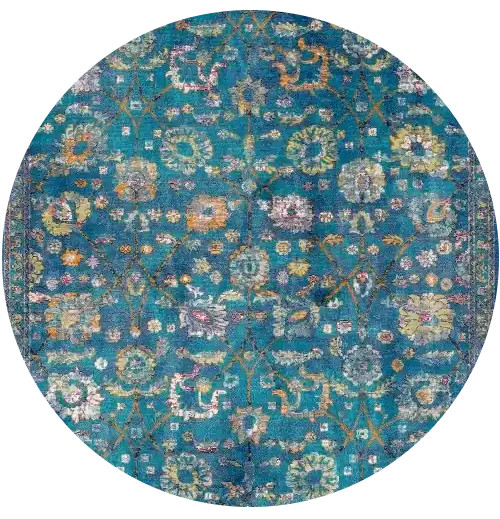 Levně Festival koberce Kusový koberec Picasso K11600-04 Sarough kruh - 133x133 (průměr) kruh cm
