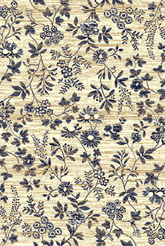 Levně Alfa Carpets Kusový koberec Flowers beige - 190x280 cm