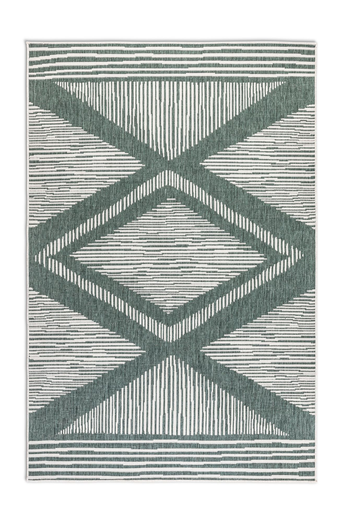 Levně ELLE Decoration koberce Kusový koberec Gemini 106015 Green z kolekce Elle – na ven i na doma - 160x230 cm