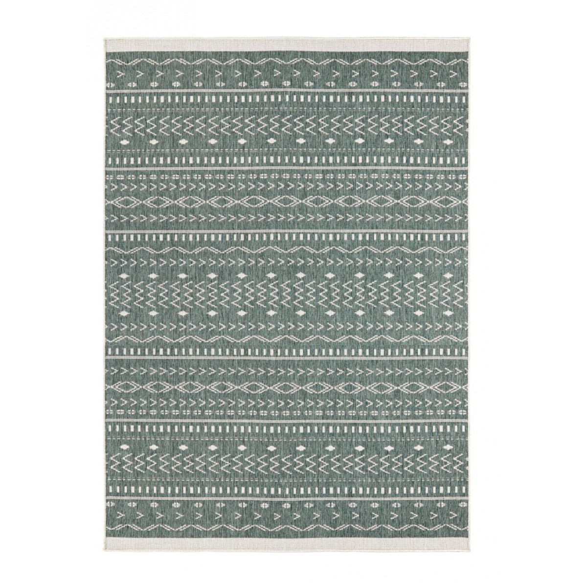 AKCE: 80x350 cm Kusový koberec Twin Supreme 103440 Kuba green creme – na ven i na doma