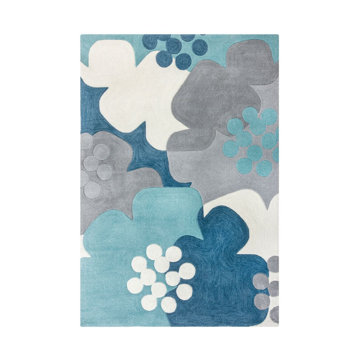 AKCE: 160x230 cm Kusový koberec Zest Retro Floral Blue