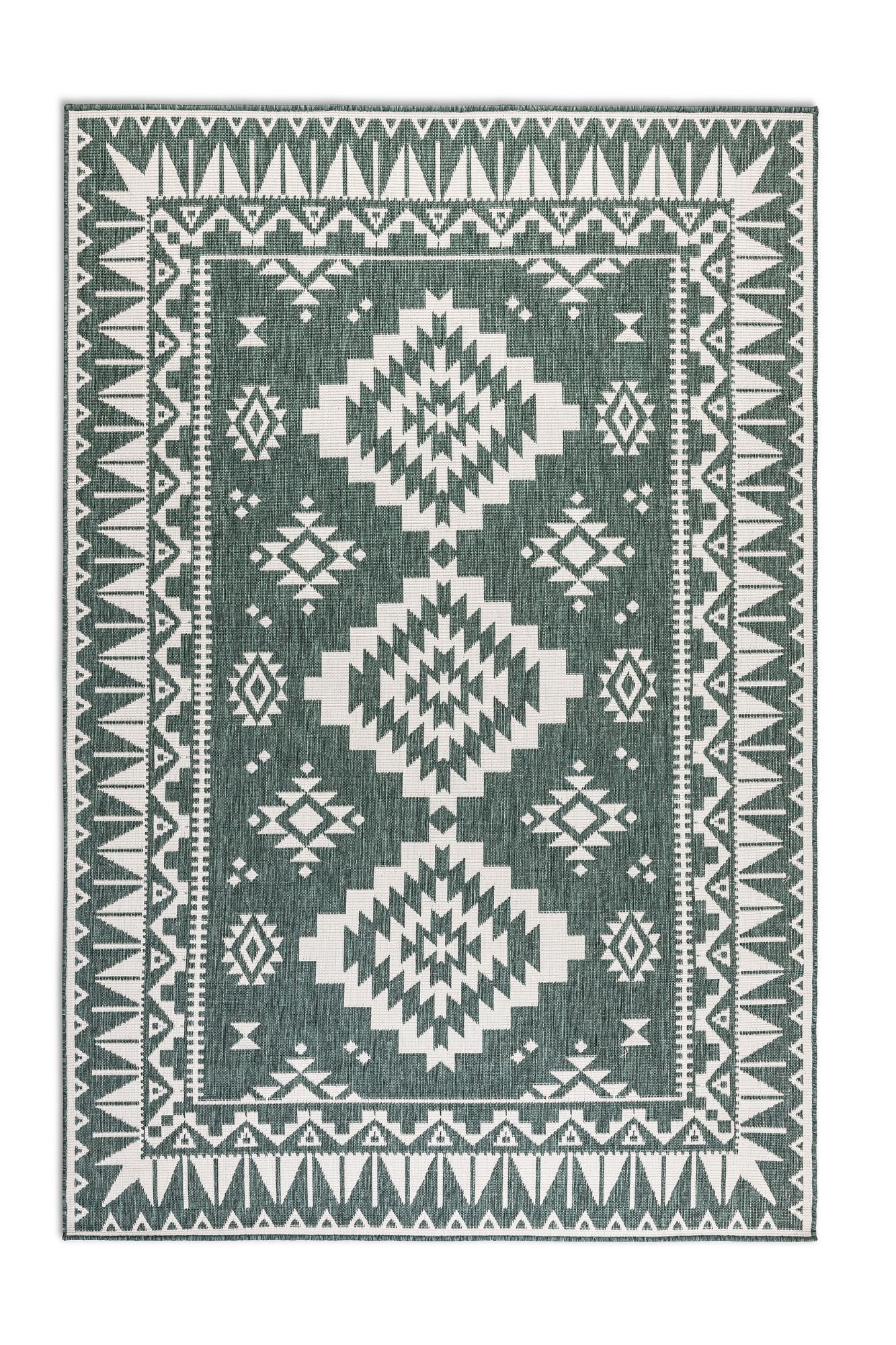 Levně ELLE Decoration koberce Kusový koberec Gemini 106020 Green z kolekce Elle – na ven i na doma - 160x230 cm