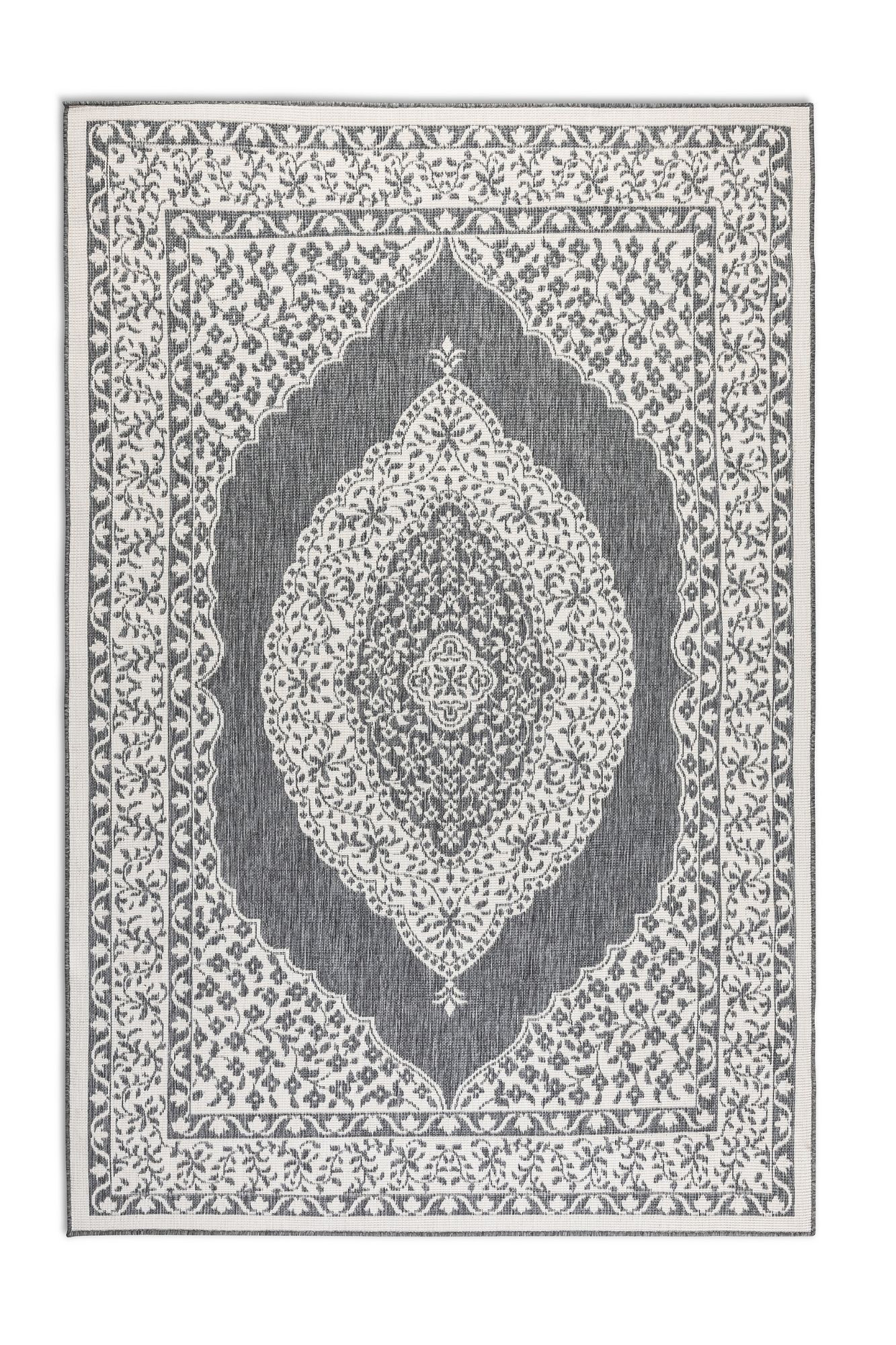Levně ELLE Decoration koberce Kusový koberec Gemini 106023 Silver z kolekce Elle – na ven i na doma - 200x290 cm