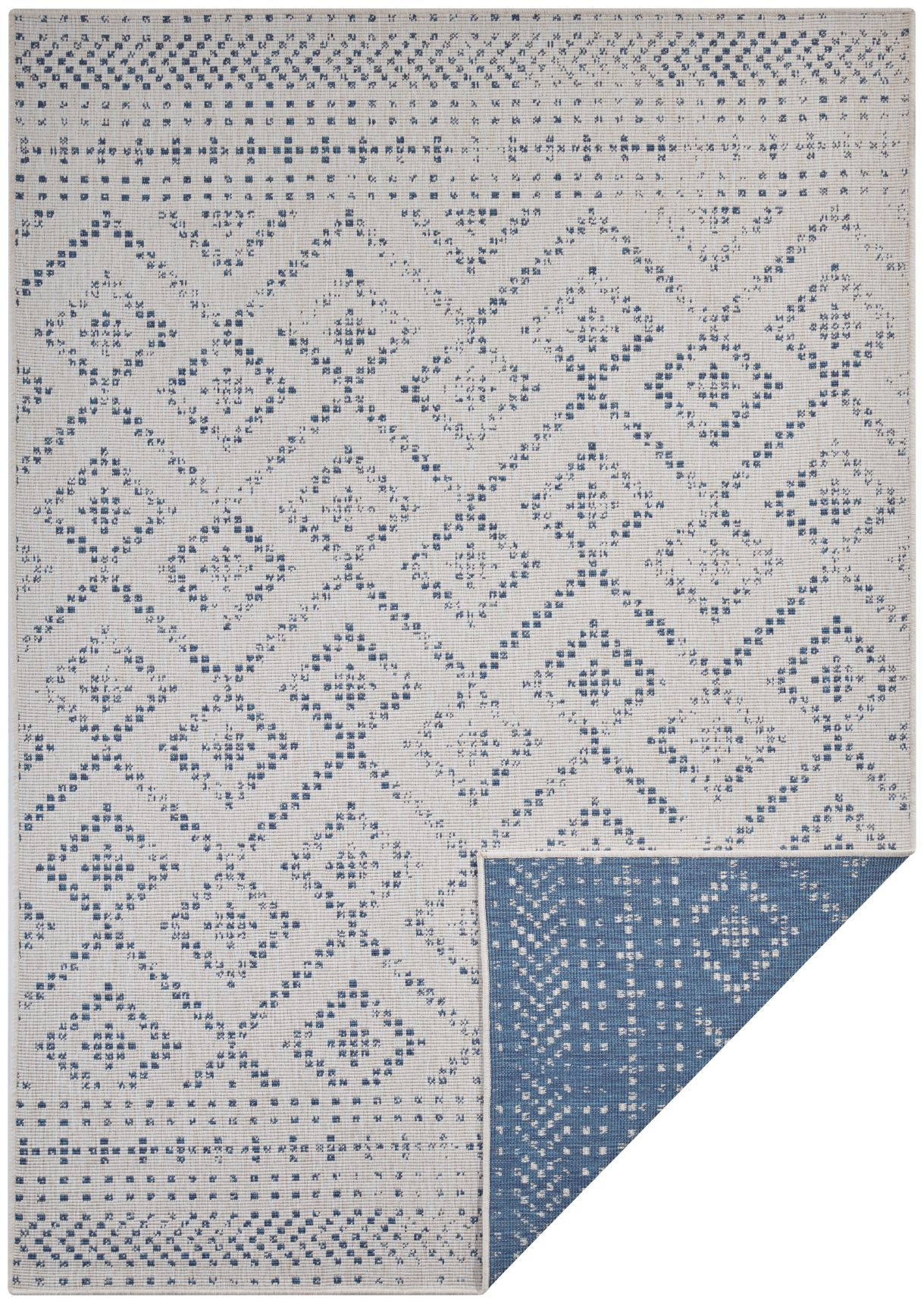 Levně Mujkoberec Original AKCE: 80x150 cm Kusový koberec Mujkoberec Original Nora 105006 Blue Creme – na ven i na doma - 80x150 cm