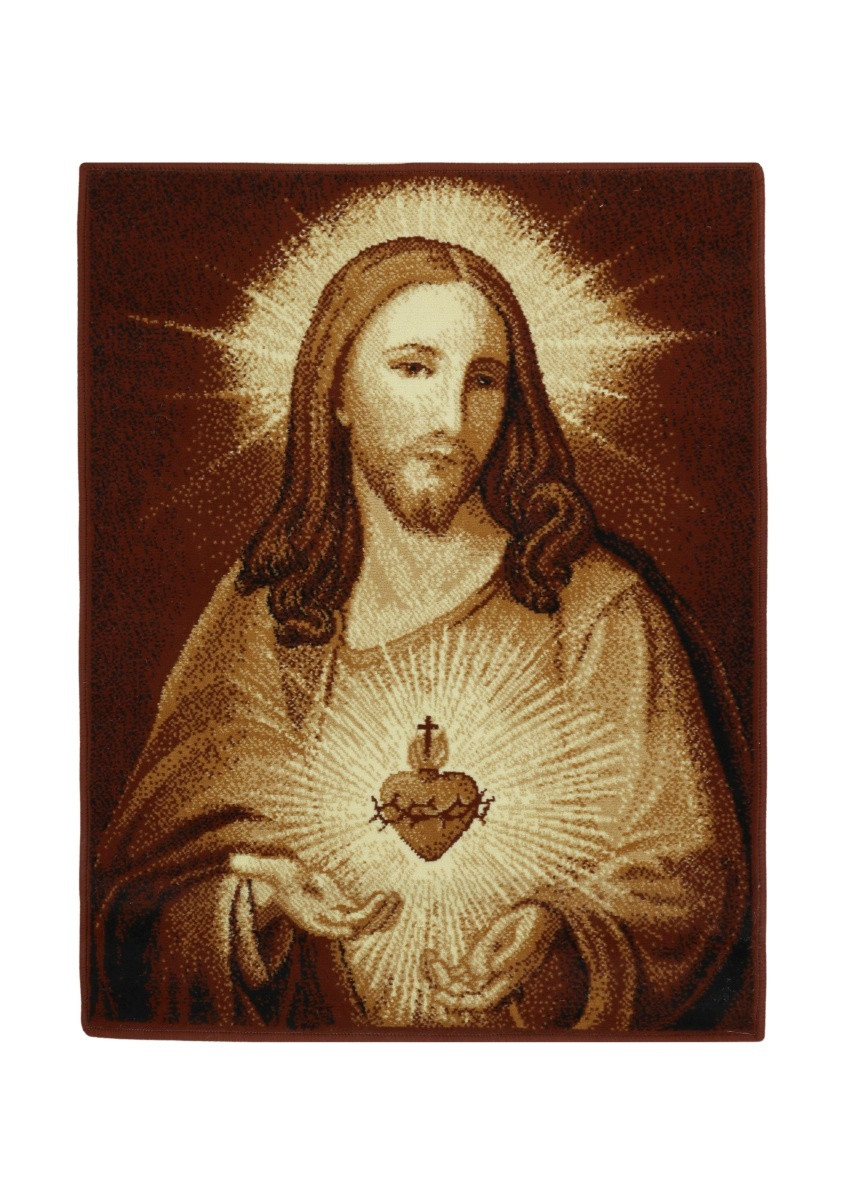 Levně Weltom Kusový koberec Srdce Ježíše - 80x100 cm