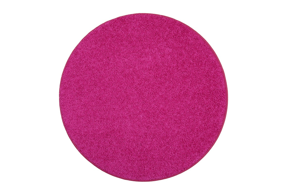 Levně Vopi koberce AKCE: 200x200 (průměr) kruh cm Kusový koberec Color shaggy růžový kruh - 200x200 (průměr) kruh cm