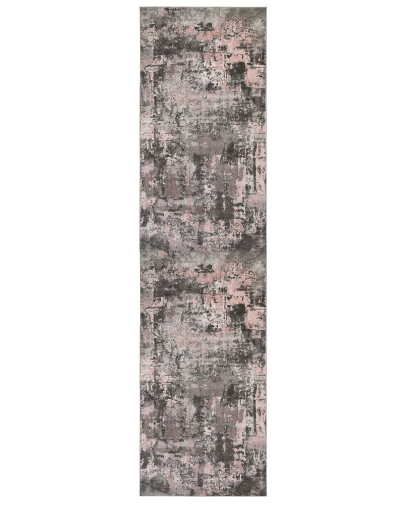 Levně Flair Rugs koberce Běhoun Cocktail Wonderlust Grey/Pink - 80x300 cm