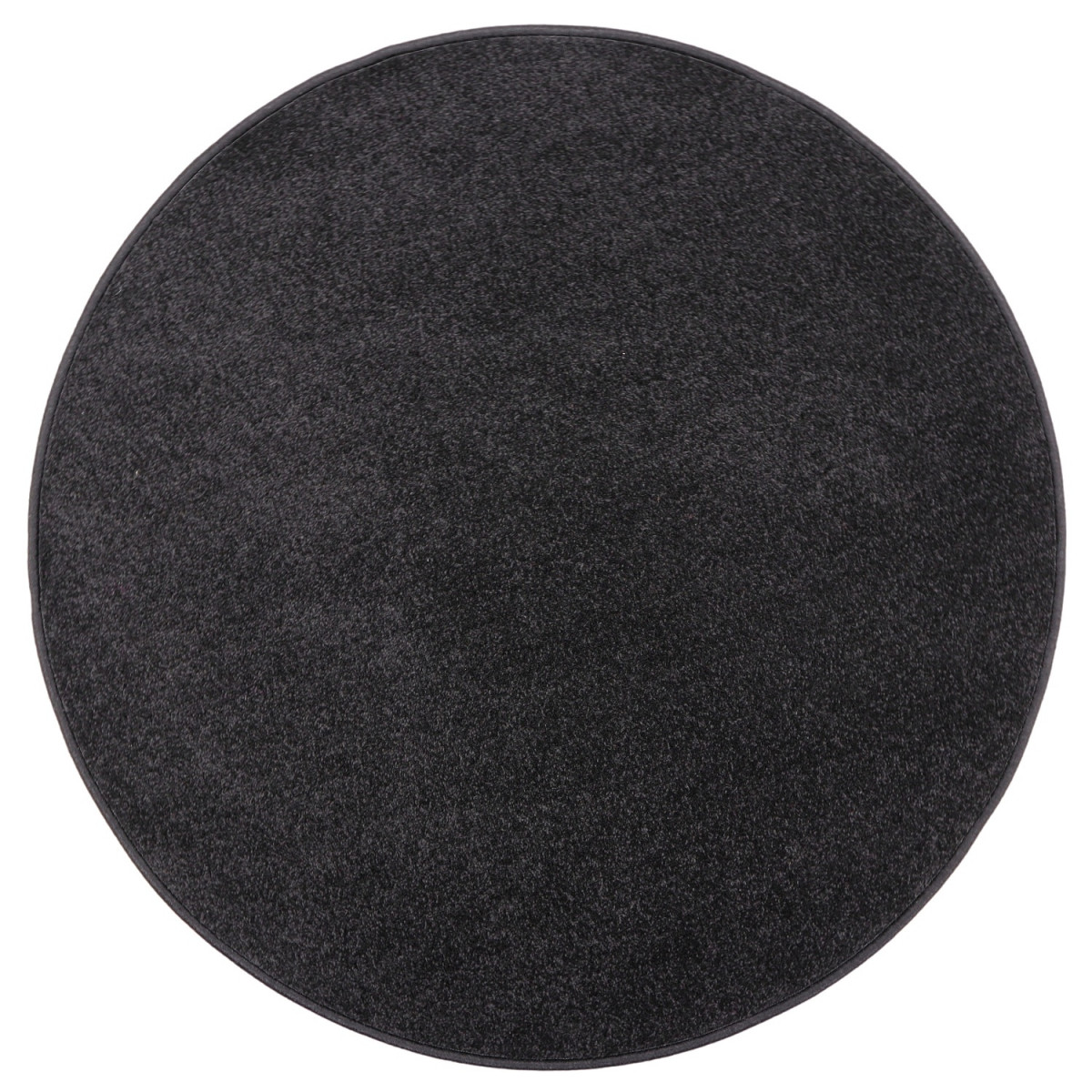 AKCE: 67x67 (průměr) kruh cm Kusový koberec Eton černý 78 kruh